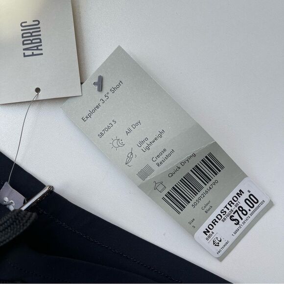 NWT Sweaty Betty Drawstrong Shorts Black 3.5 inch inseam size small - Picture 6 of 8